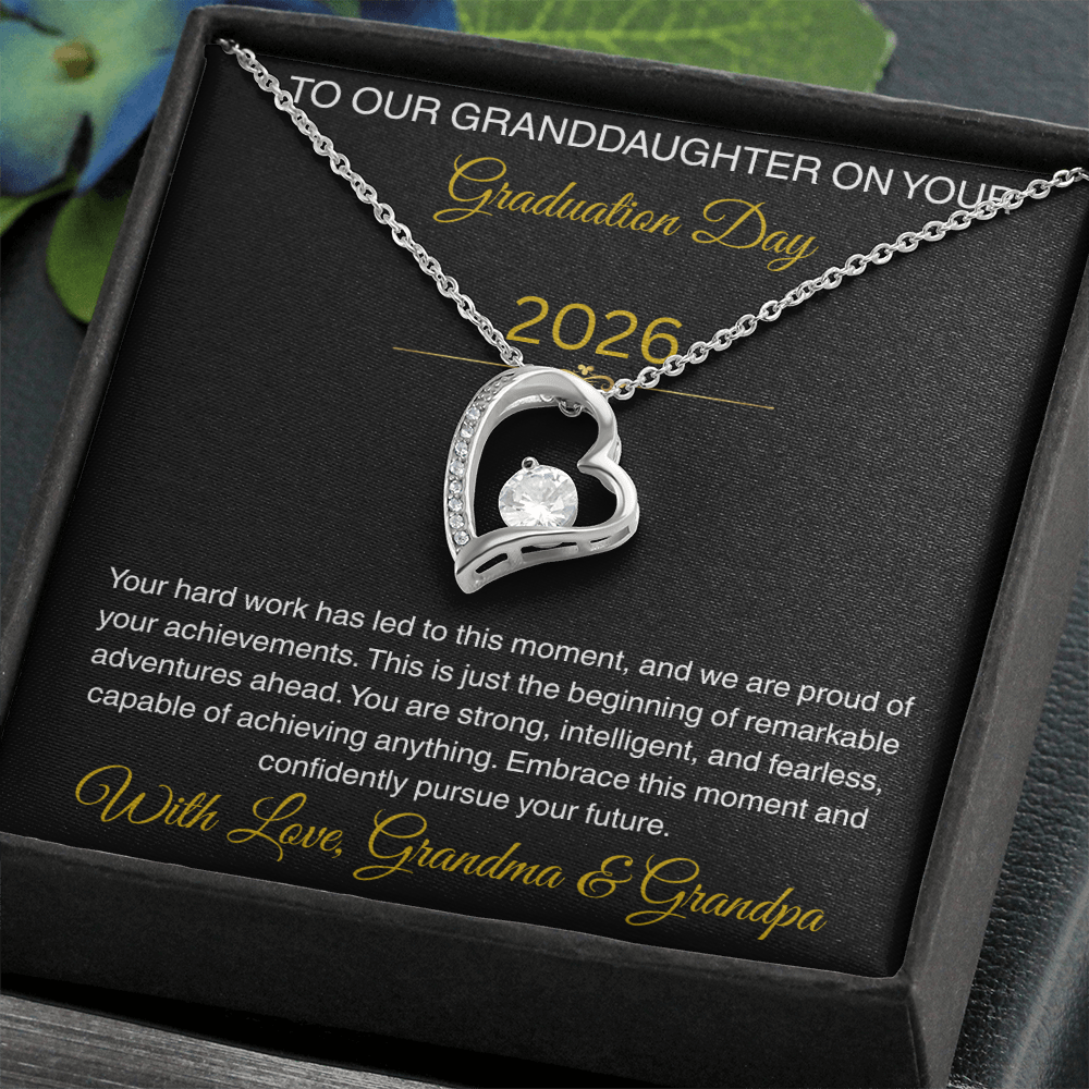 To Our Granddaughter   "We Are Proud Of Your Achievements"