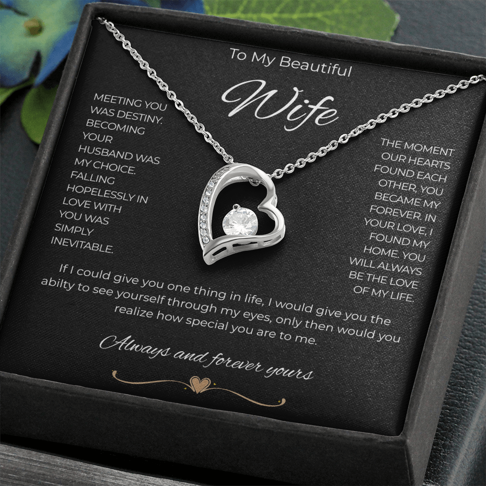 To My Beautiful Wife  "Meeting You Was Destiny"