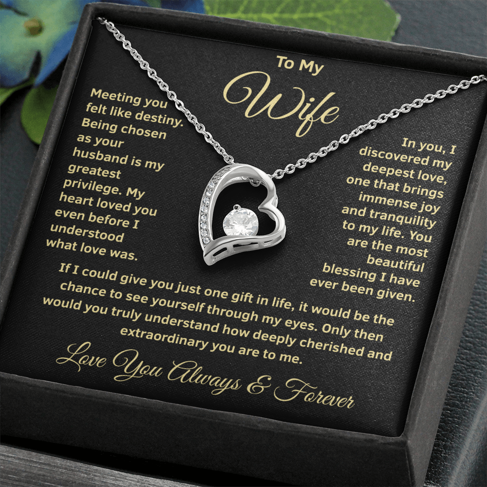 To My Wife  "Meeting You Felt Like Destiny"