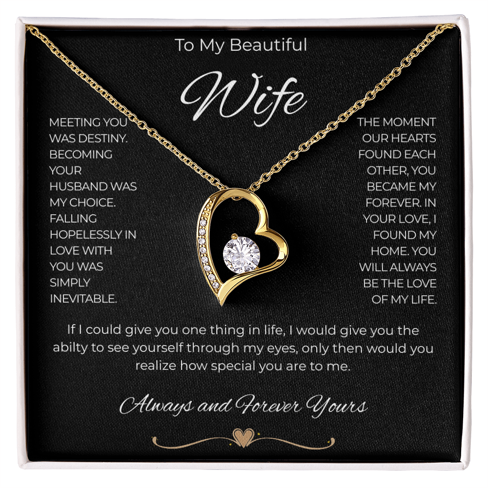 To My Beautiful Wife  "Meeting You Was Destiny"