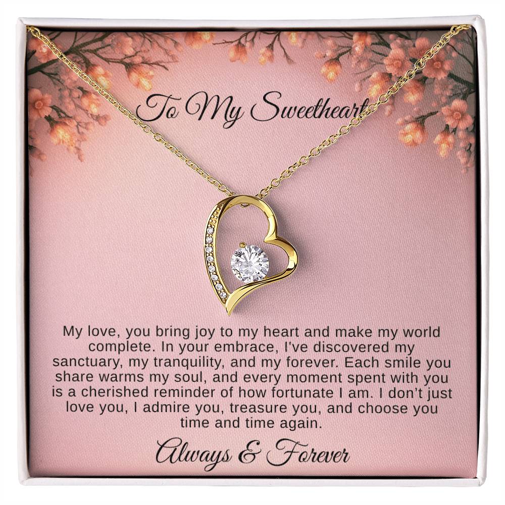 To My Sweetheart  "You Bring Joy To My Heart"