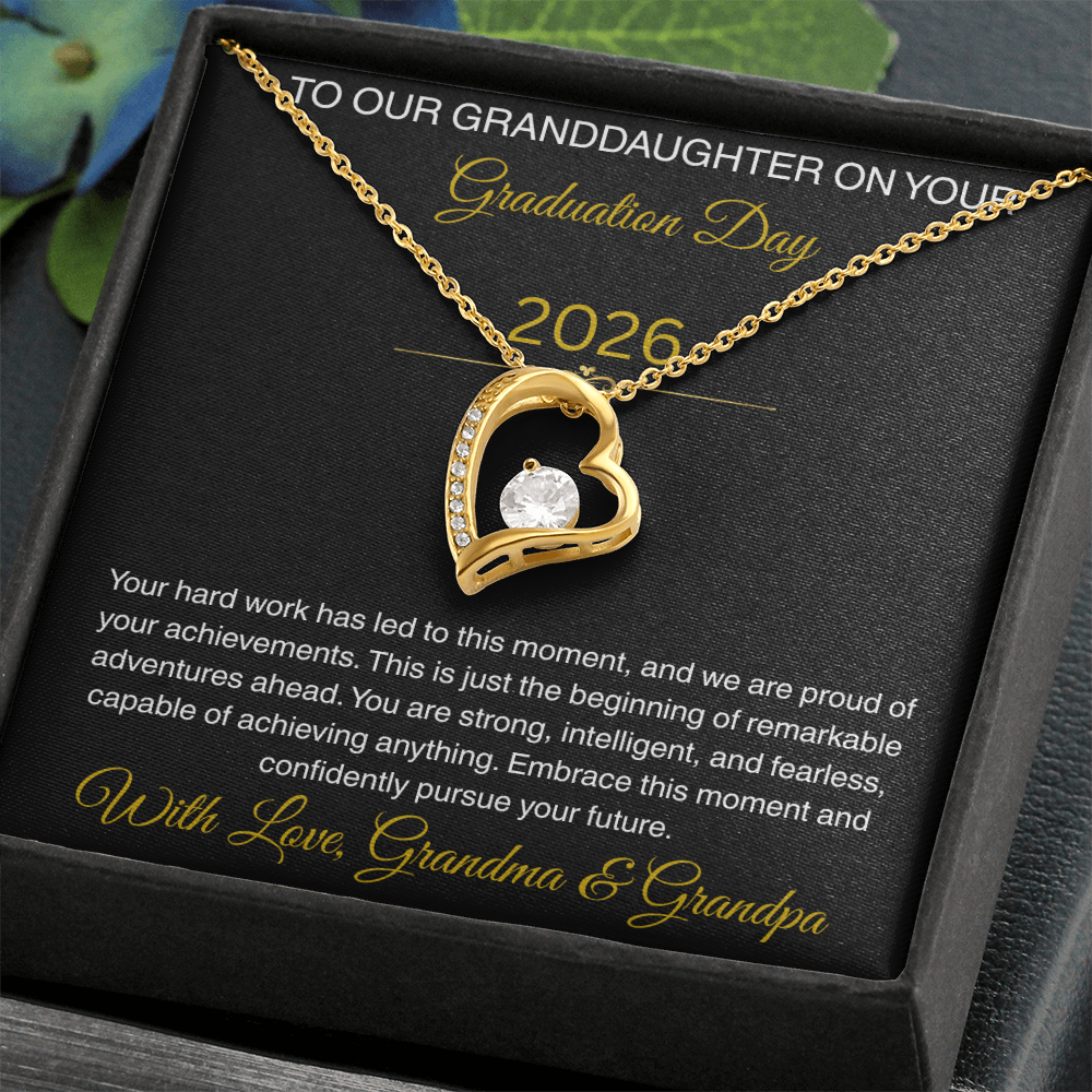 To Our Granddaughter   "We Are Proud Of Your Achievements"
