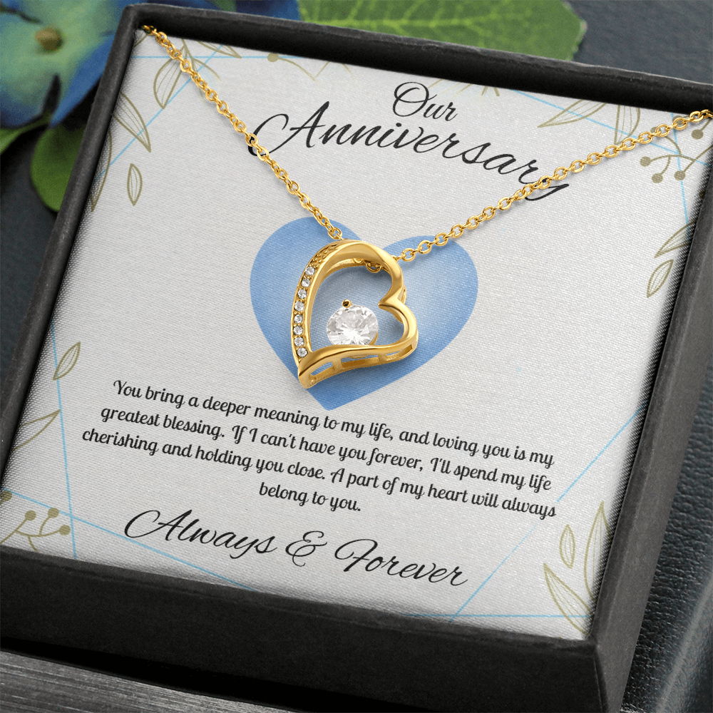 Our Anniversary  "You Bring A Deeper Meaning To My Life"