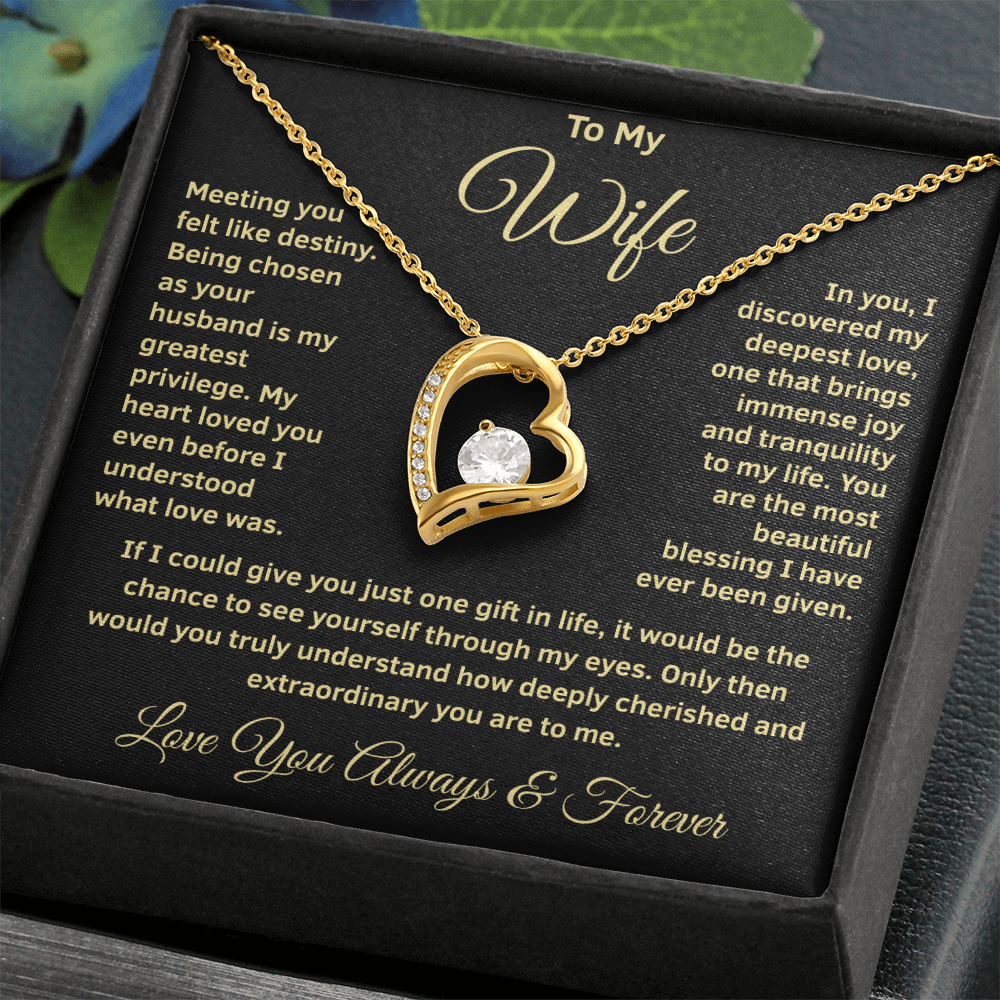 To My Wife  "Meeting You Felt Like Destiny"