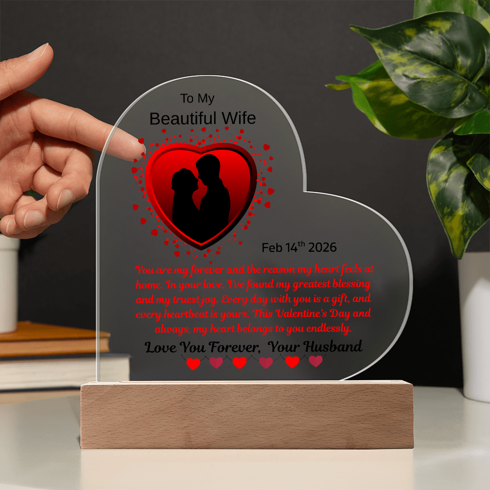 To My Beautiful Wife "You Are My Forever"