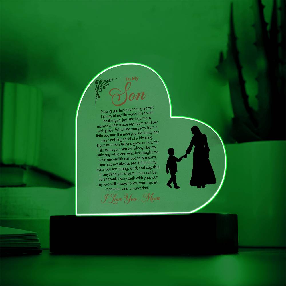 To My Son "Raising You Has Been The Greatest Journey Of My Life"