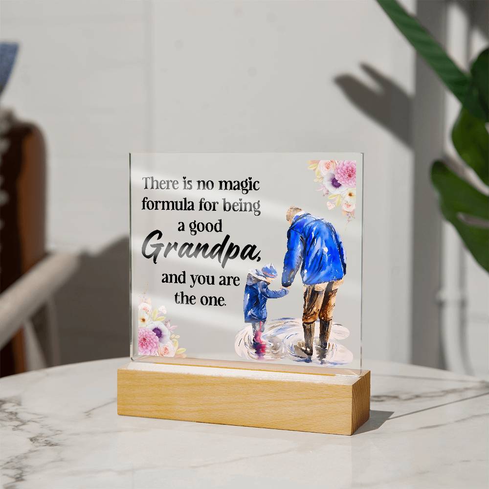 To Grandpa  "You Are The One"