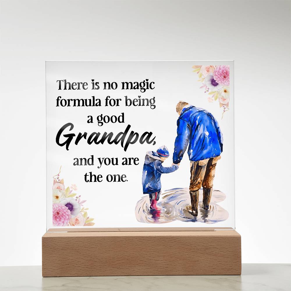 To Grandpa  "You Are The One"