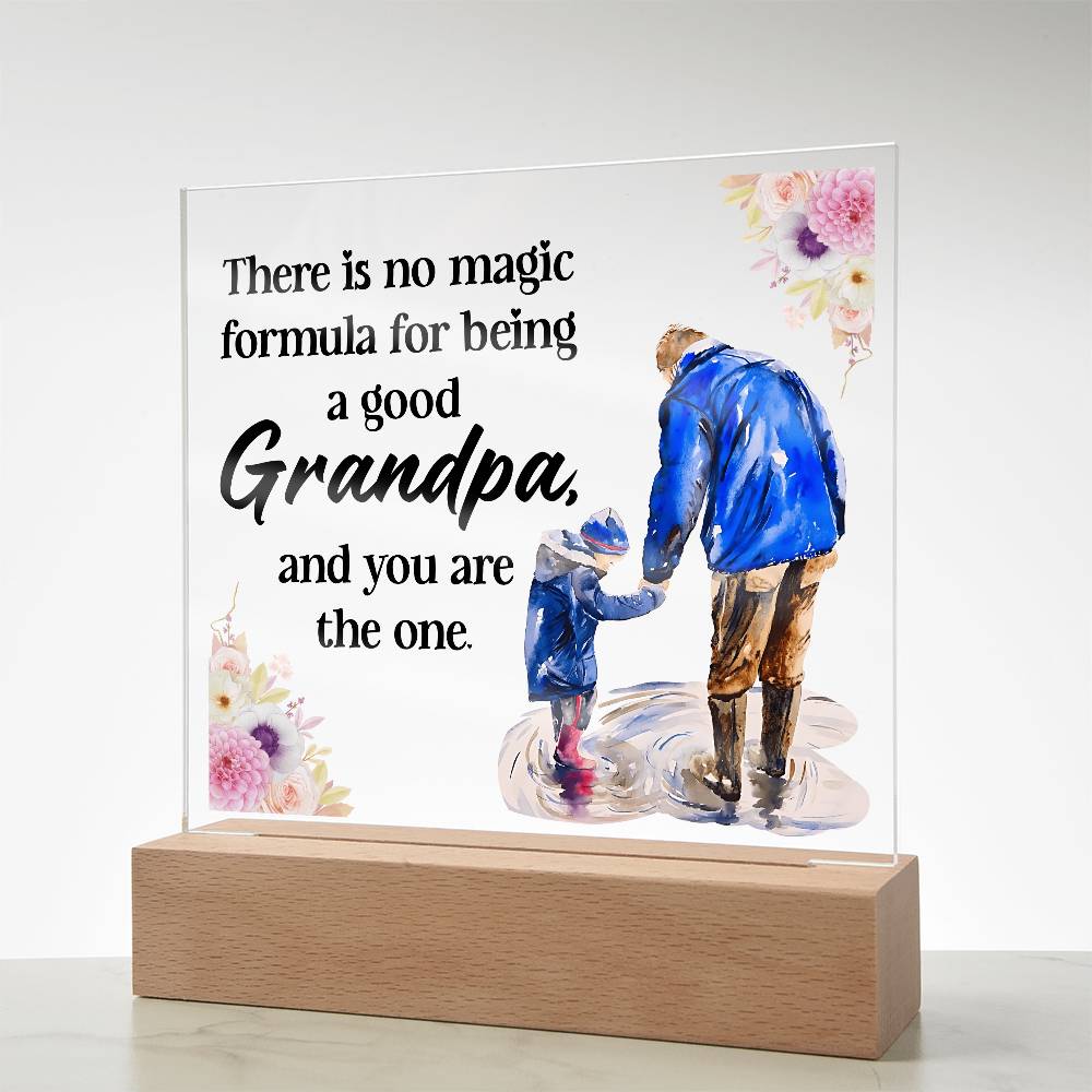 To Grandpa  "You Are The One"