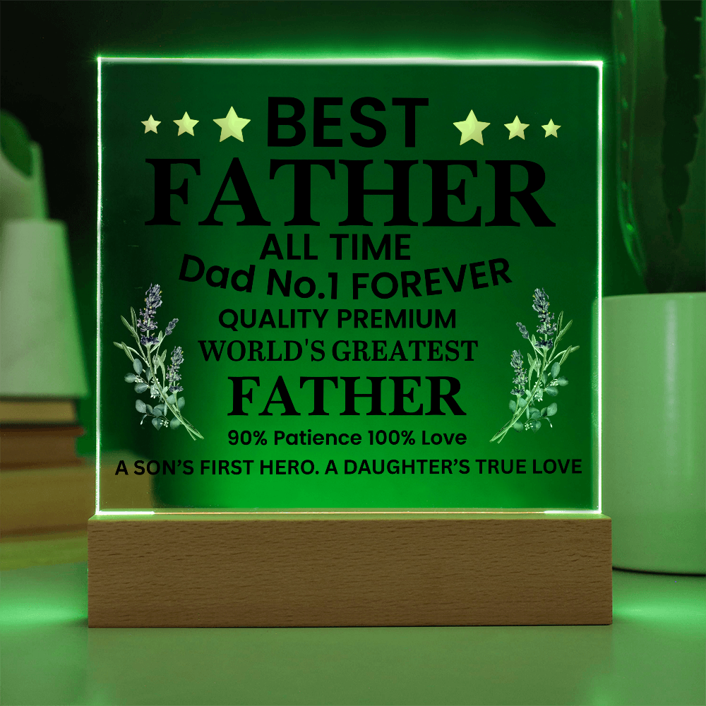 To Father  "World's Greatest Father"