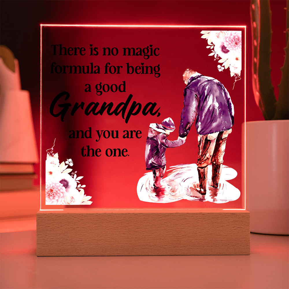 To Grandpa  "You Are The One"