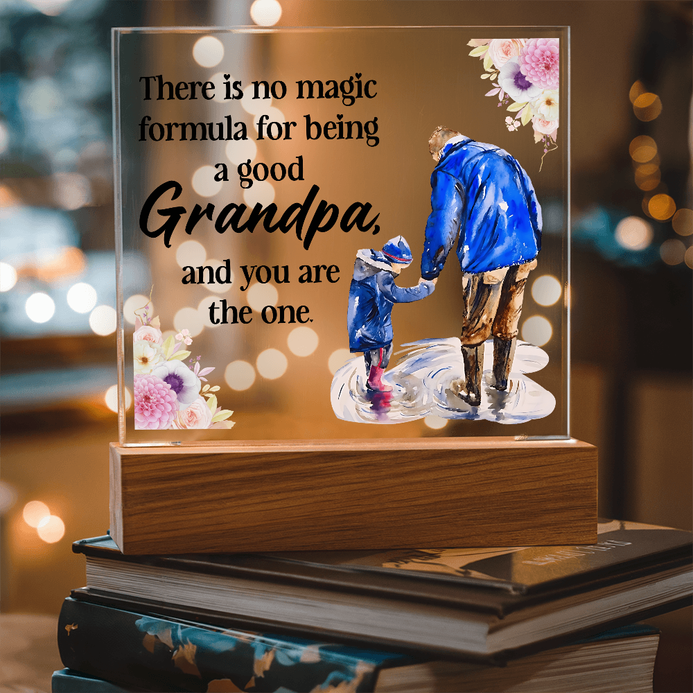 To Grandpa  "You Are The One"