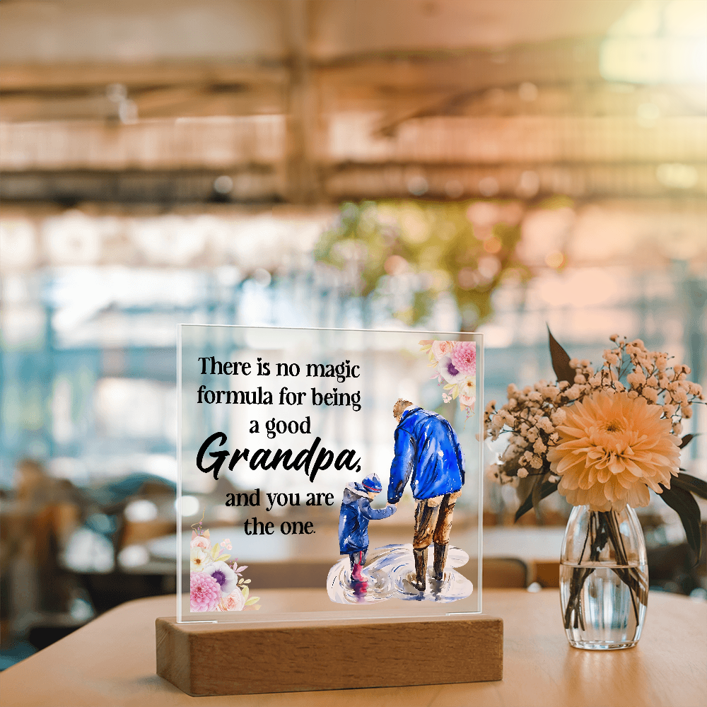 To Grandpa  "You Are The One"