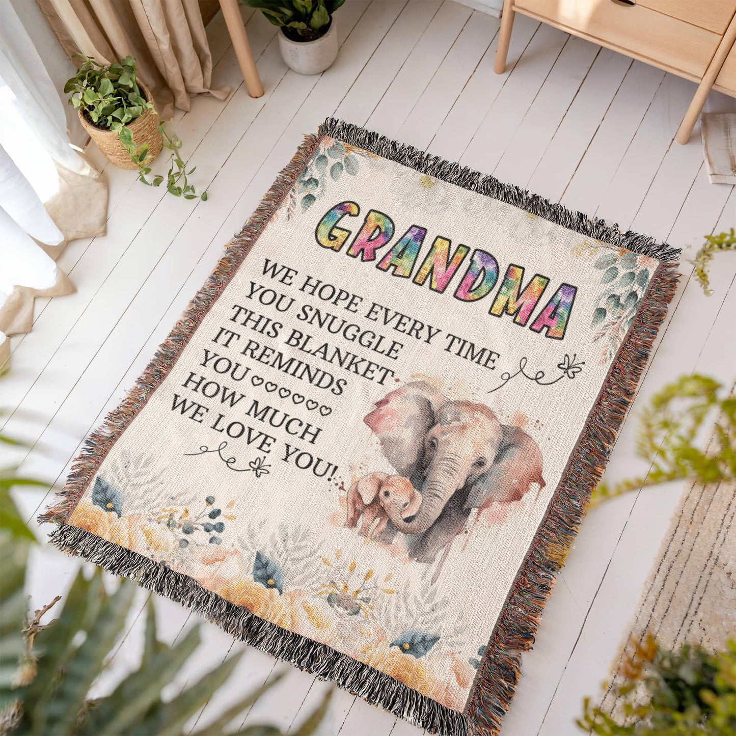 To My Grandma "We Hope Every Time You Snuggle"
