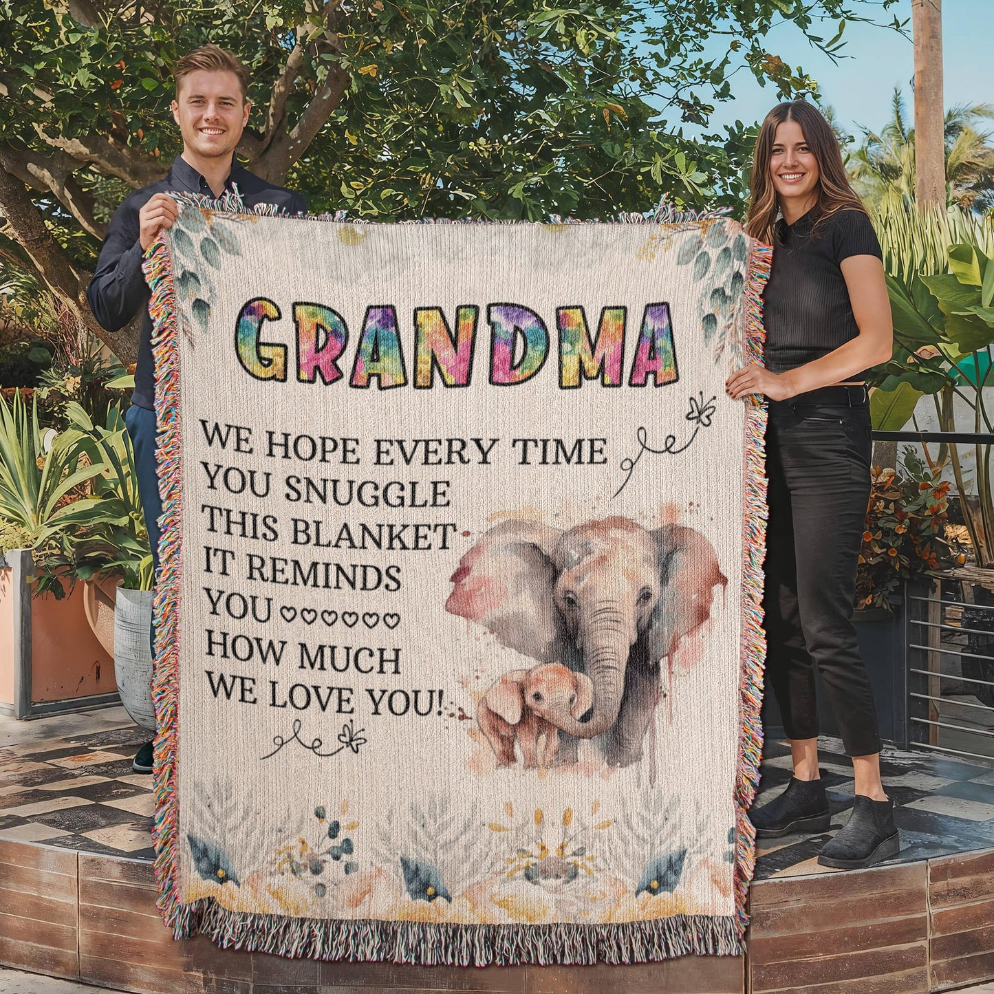 To My Grandma "We Hope Every Time You Snuggle"