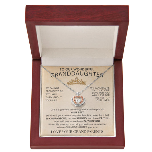 To Our Wonderful Granddaughter "Life Is A Journey"